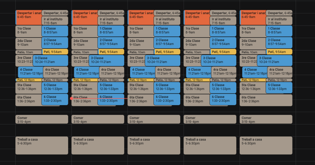 Compartir el calendari personal amb el corporatiu Screenshot 2025 09 30 At 13 54 26 Institut Castellbisbal Calendari Setmana Del 28 De De Setembre De 2025 1024x537