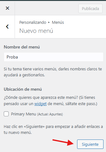 Creació d’un menú per les entrades captura de pantalla 2025 10 05 123111