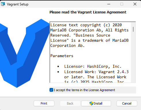 Instal·lació de VirtualBox i Vagrant captura de pantalla 2025 10 05 140942