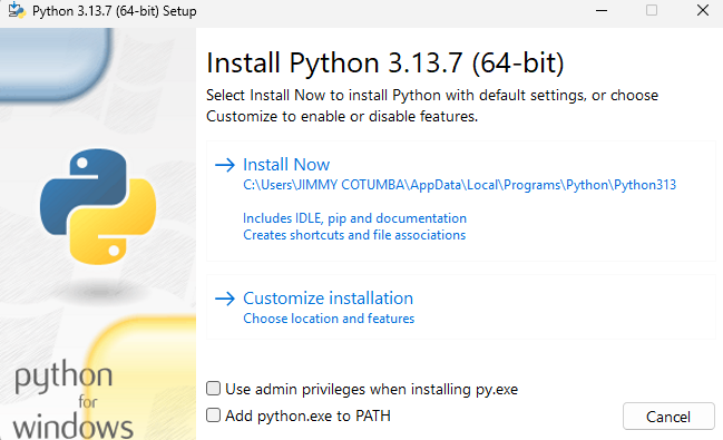 Instal·lació de Visual Studio Code i Python captura de pantalla 2025 10 05 155057