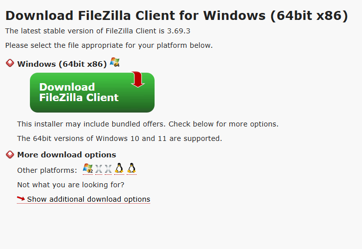 Instal·lació de Filezilla captura de pantalla 2025 10 05 160206