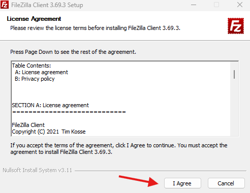 Instal·lació de Filezilla captura de pantalla 2025 10 05 161215