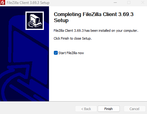 Instal·lació de Filezilla captura de pantalla 2025 10 05 161338