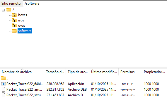 Instal·lació de Packet Tracer captura de pantalla 2025 10 05 164659
