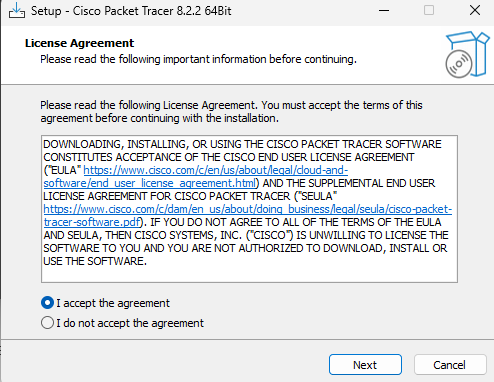 Instal·lació de Packet Tracer captura de pantalla 2025 10 05 165520