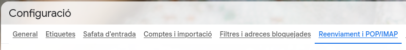 Configuració de redirecció al correu corporatiu Screenshot 2025 10 01 At 08 36 08 Configuracio Jimmycotumbamendoza@gmail.com Gmail