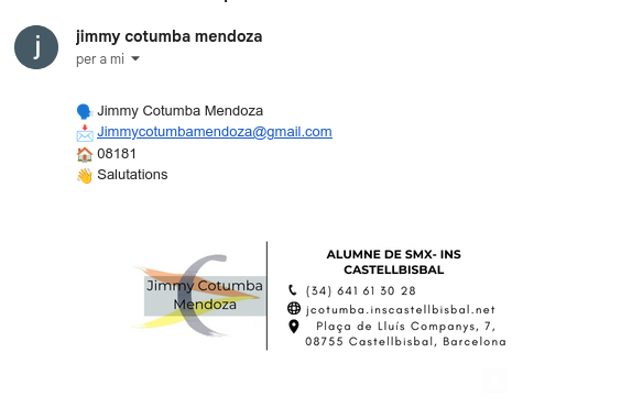 Configuració d'una signatura screenshot 2025 10 21 at 09 03 06 (sense assumpte) jimmy.cotumba@inscastellbisbal.net correu de institut castellbisbal