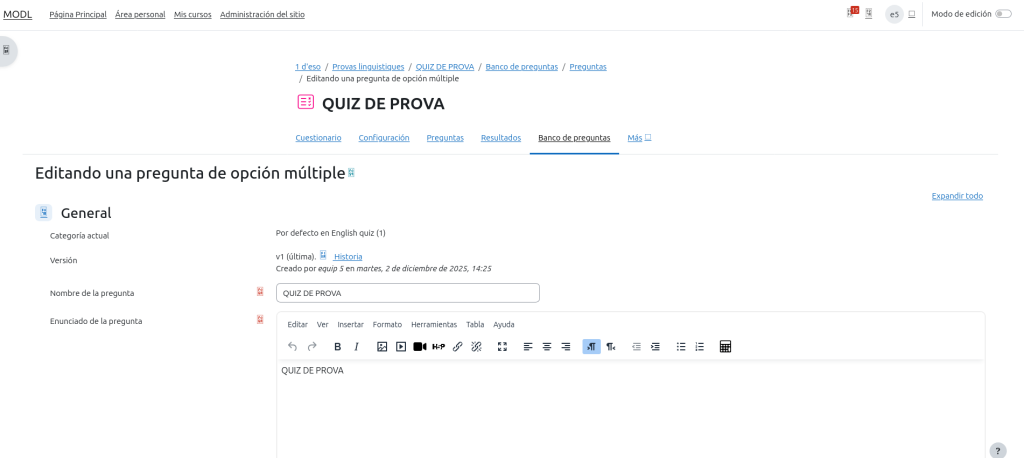 Moodle’s guide (quizzes) screenshot 2025 12 03 at 08 26 03 editando una pregunta de opción múltiple modl